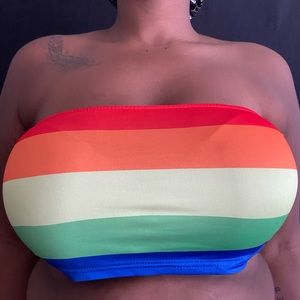 Rainbow Tube-top